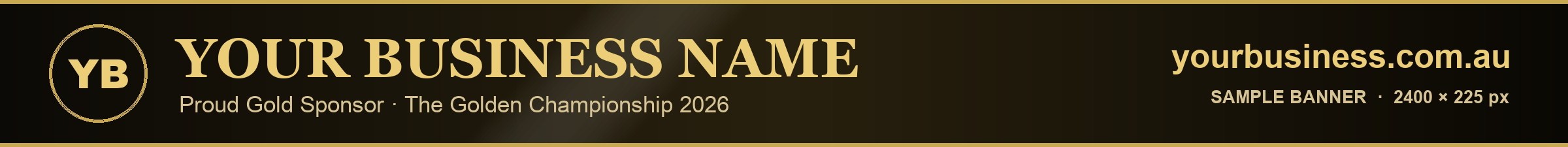 Sample Gold Sponsor